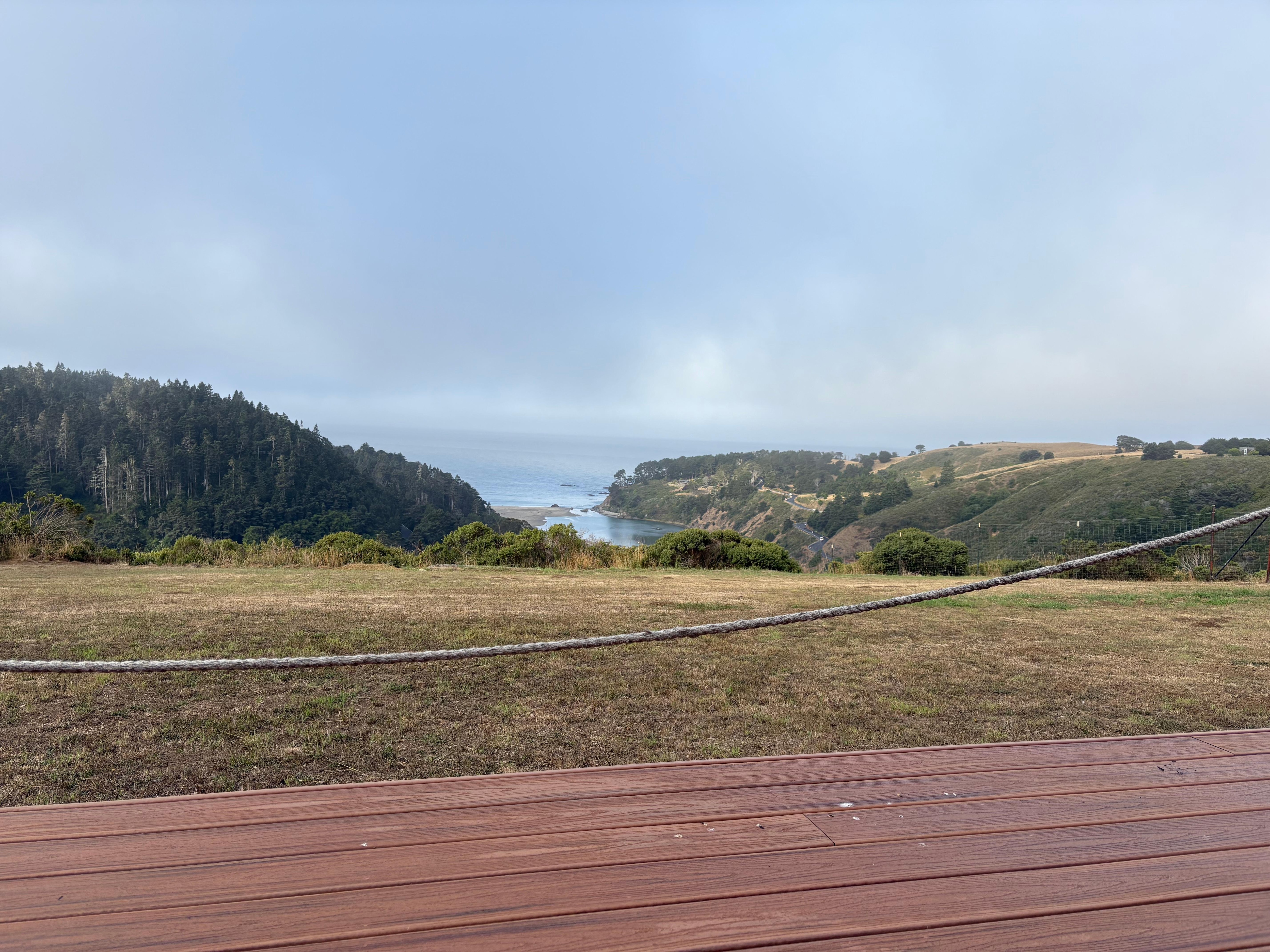 The view from the deck