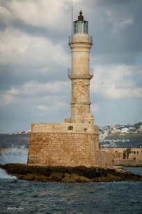 Lighthouse in the old port.