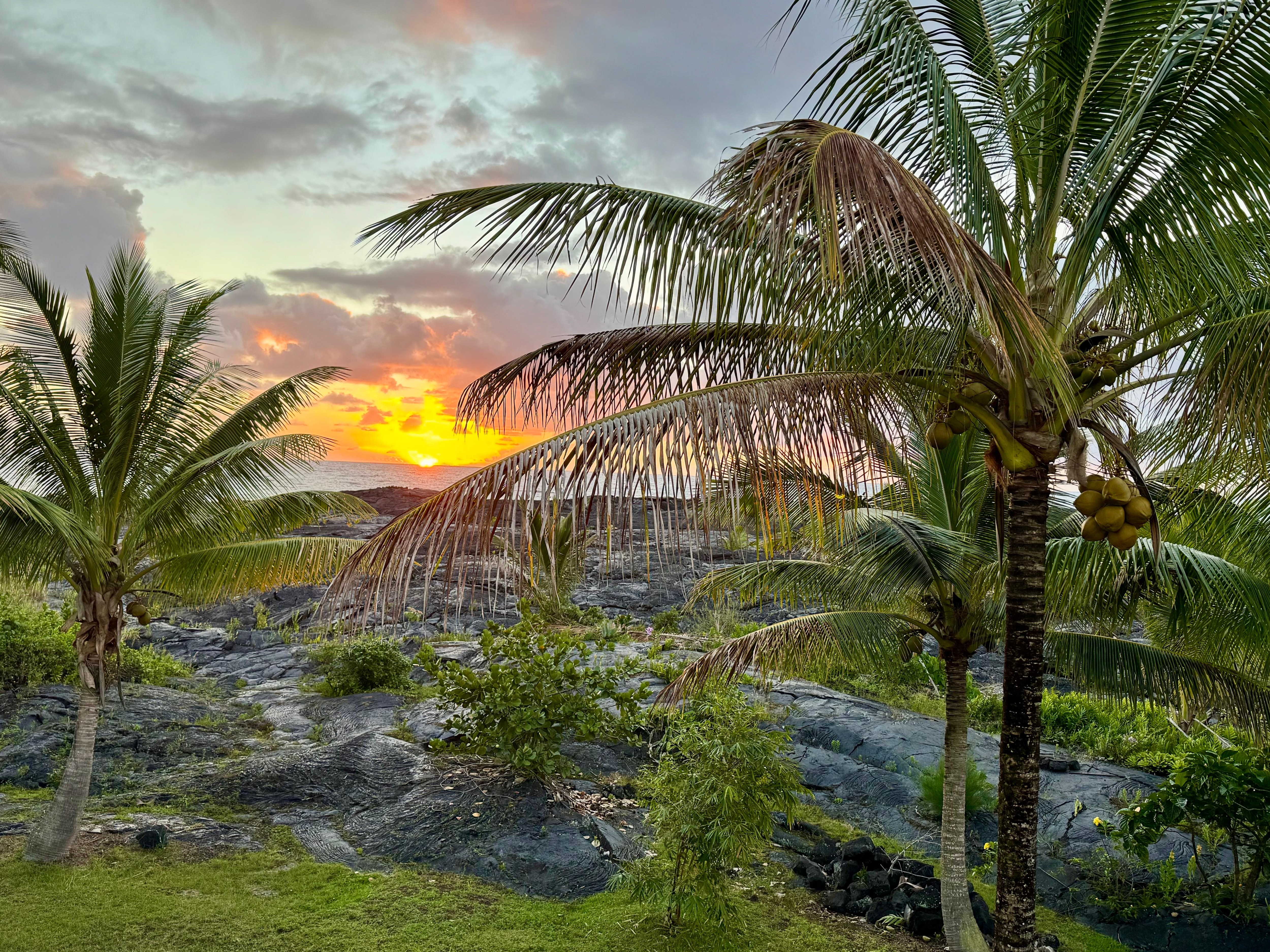 Sunrise from the deck