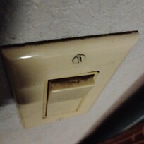 General filth built up on top of switch n plate unknown