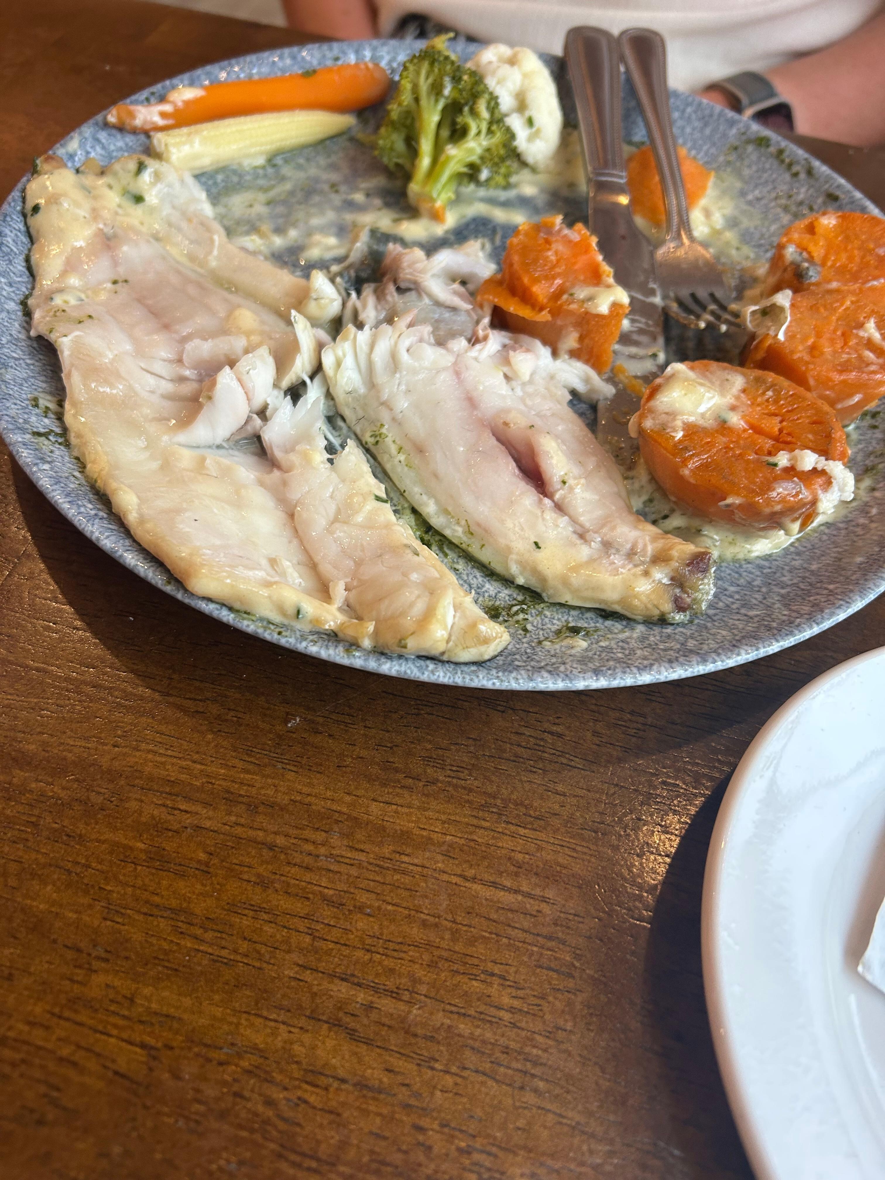 Supposed to be sea bass.