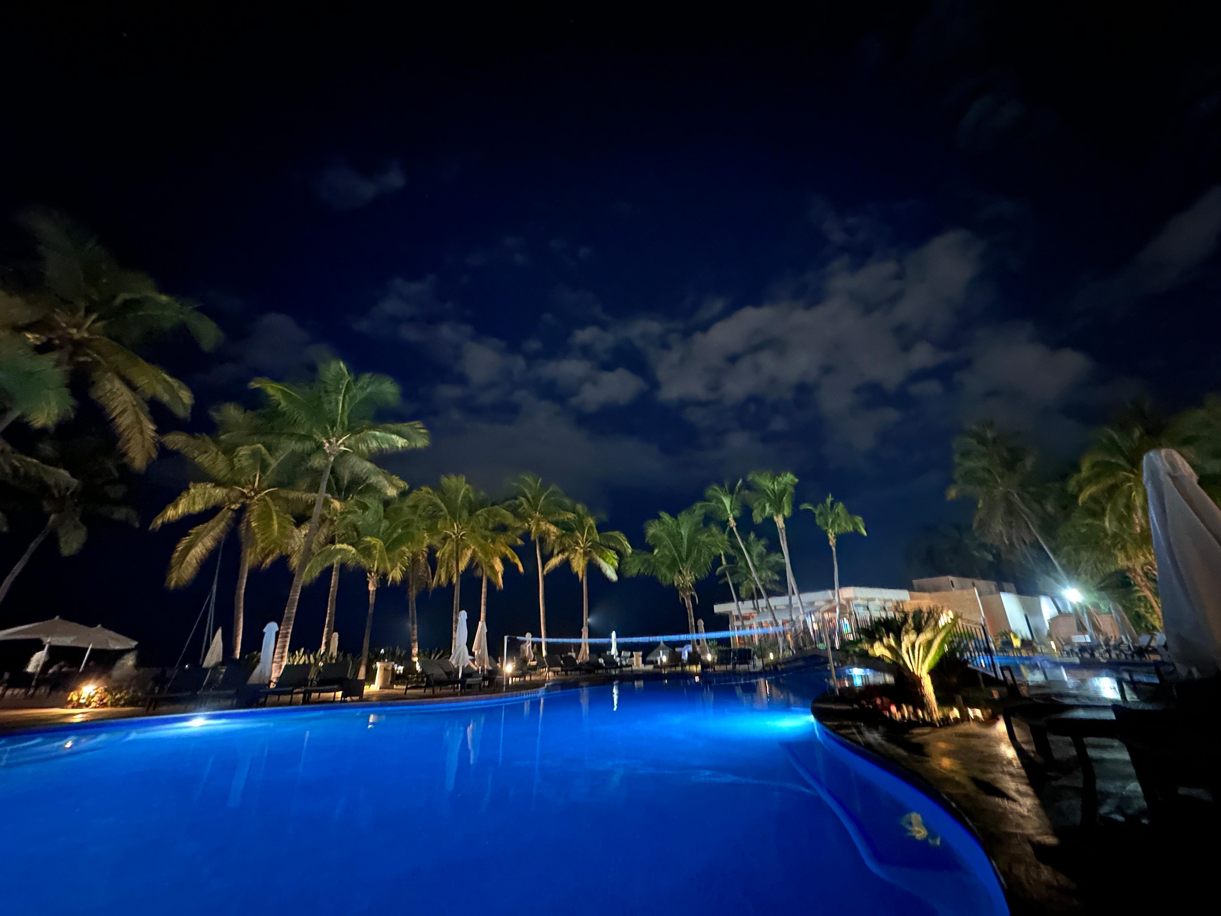 Pool at night 