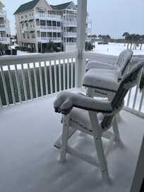 Beautiful snowy morning