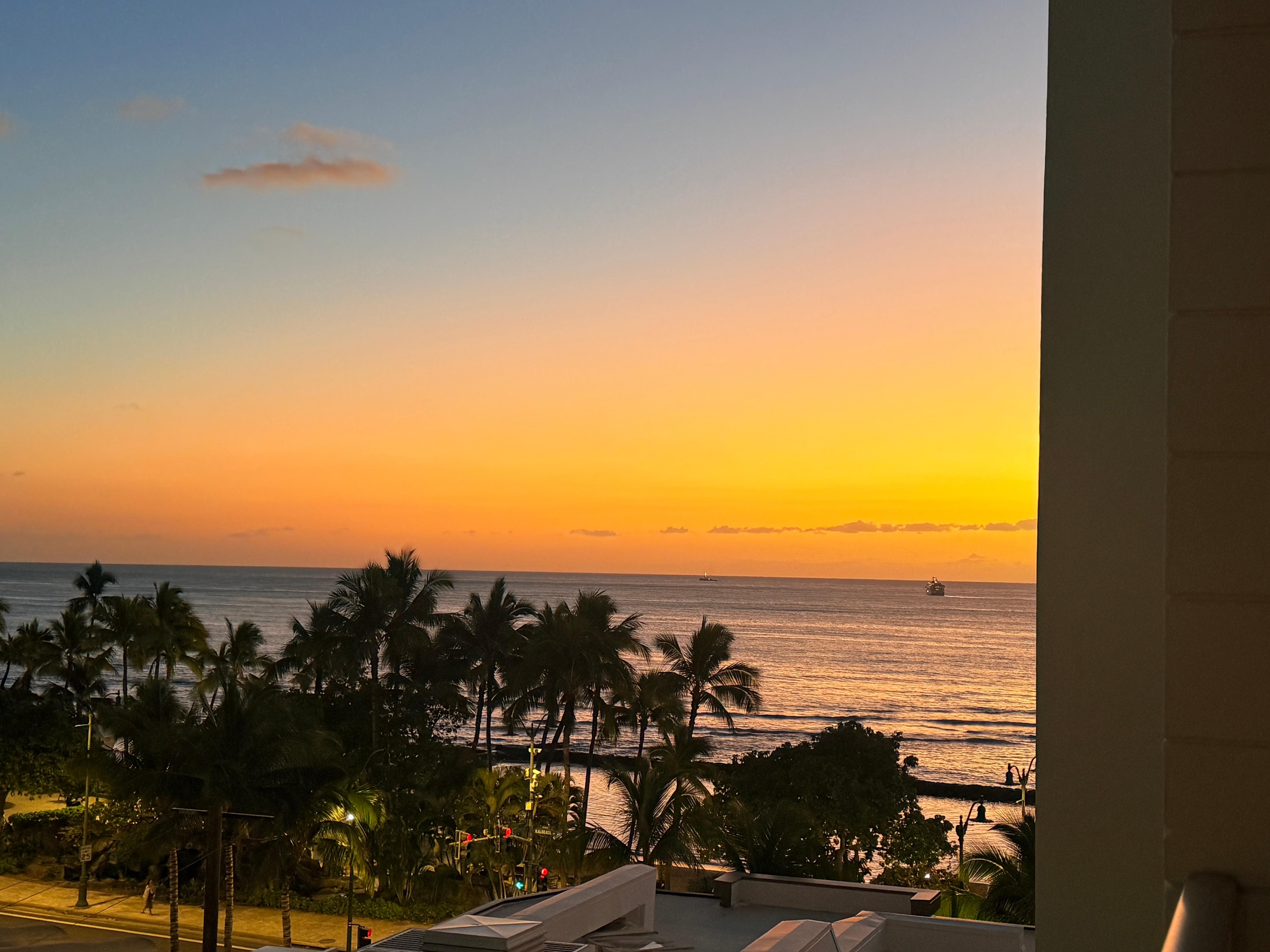 View from our side patio  🥰 6th floor, beachside tower 