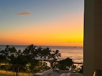 View from our side patio 🥰 6th floor, beachside tower