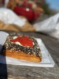 Just across the street is The Little Red Hen bakery- the savory danish is to die for!!!