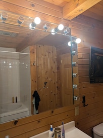 Open live electrical sockets in the bathroom, covered with aluminum foil (we had to closely monitor children as they were looked tempting to touch and were very unsafe)