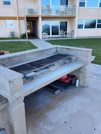 Grill (walk-out patio in the background)