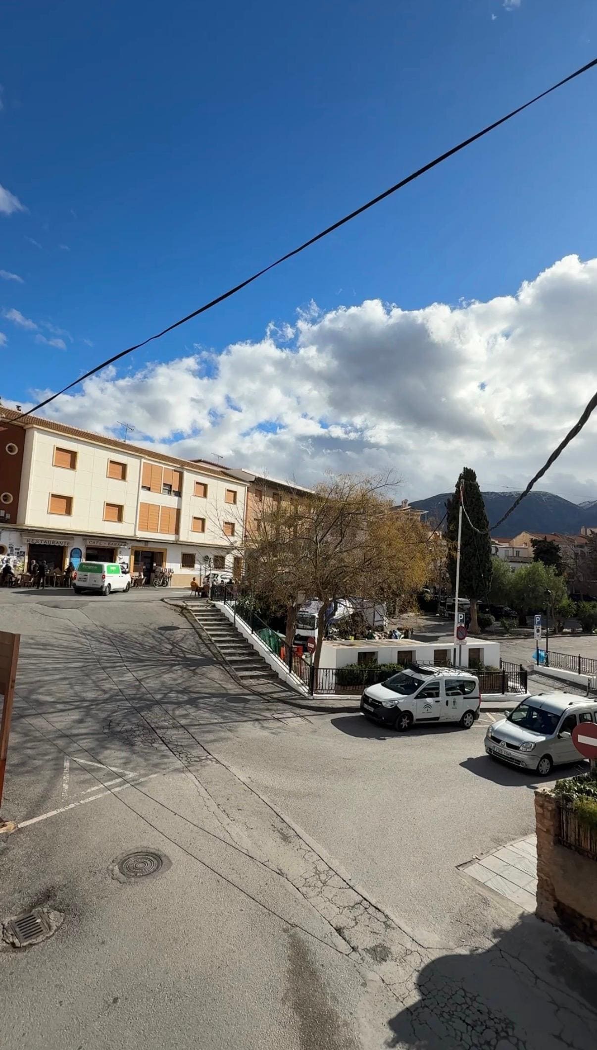 View from the balcony