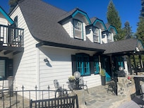 View of hotel from front patio