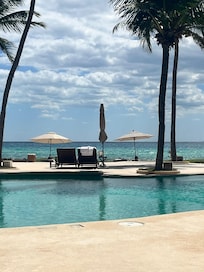 View of ocean from the pool