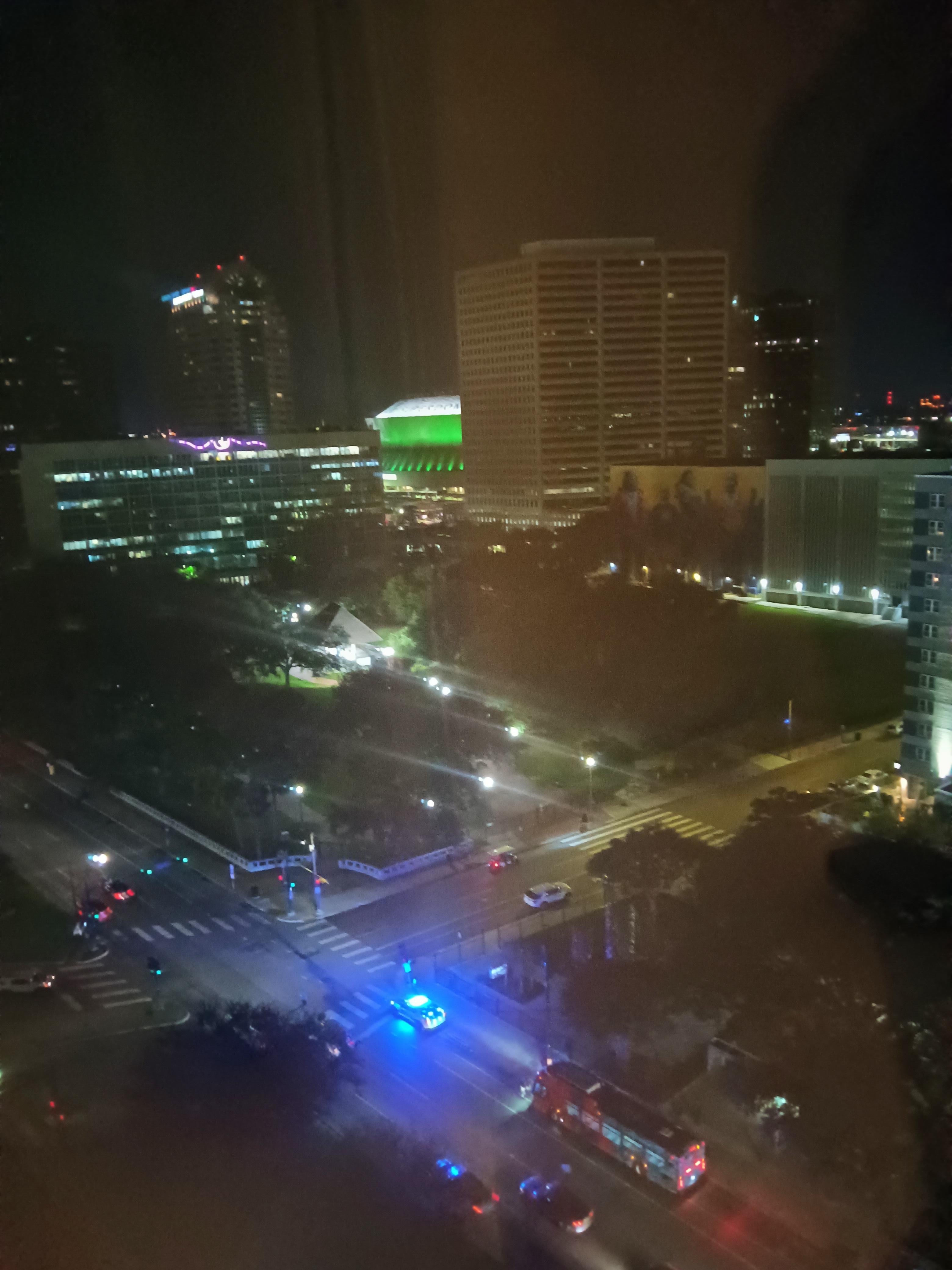 Street view from the 14th floor of the Sonesta ES Suites, New Orleans LA 