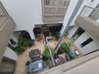 From balcony going to the rooms on the first floor