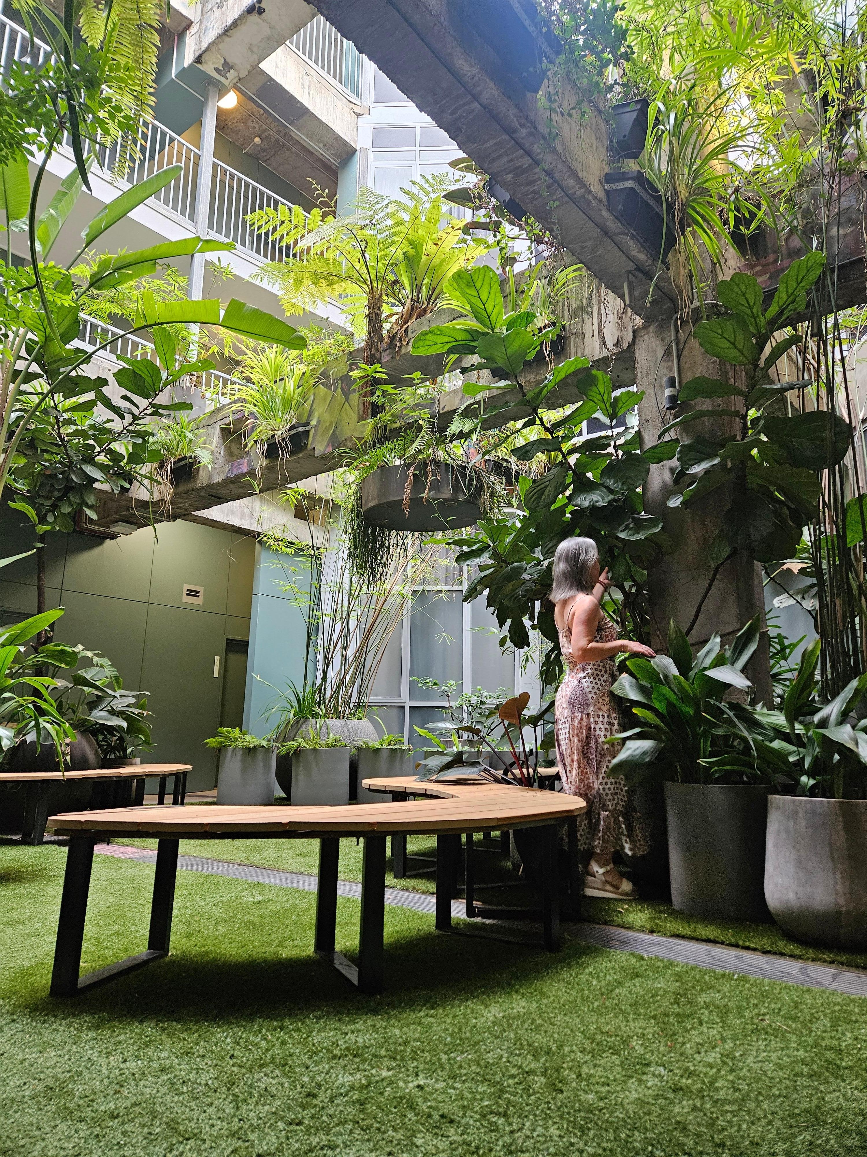 The central Garden space.