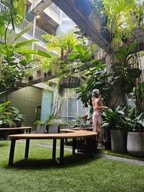 The central Garden space.