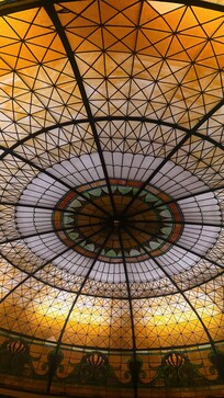 Tiffanys own Glass Gifted Architectural Roof from France