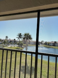 Pond view from lanai