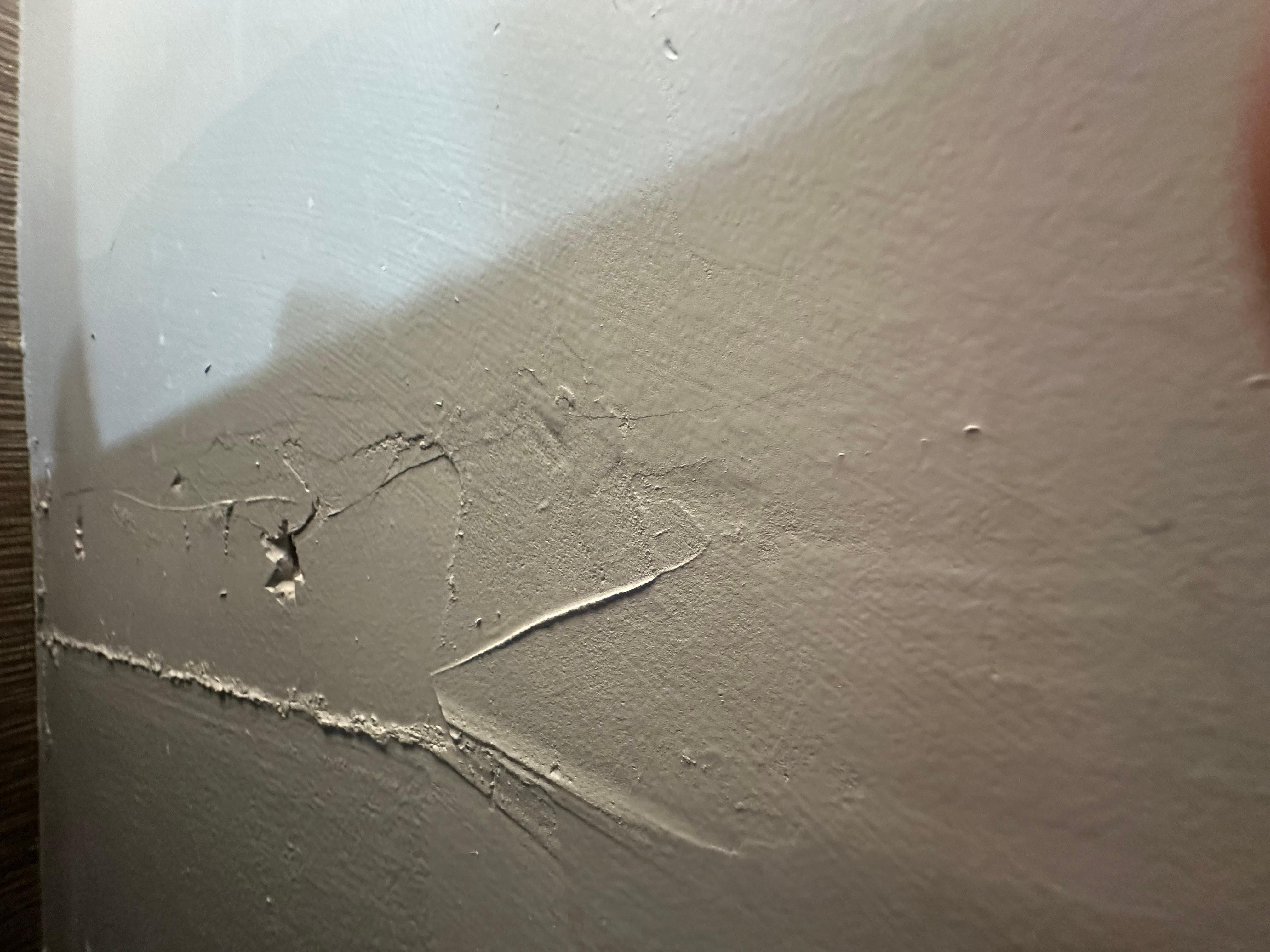 More damage to walls