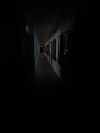 No lights in halls at night