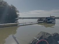 View of the water to the left of the shared put-in