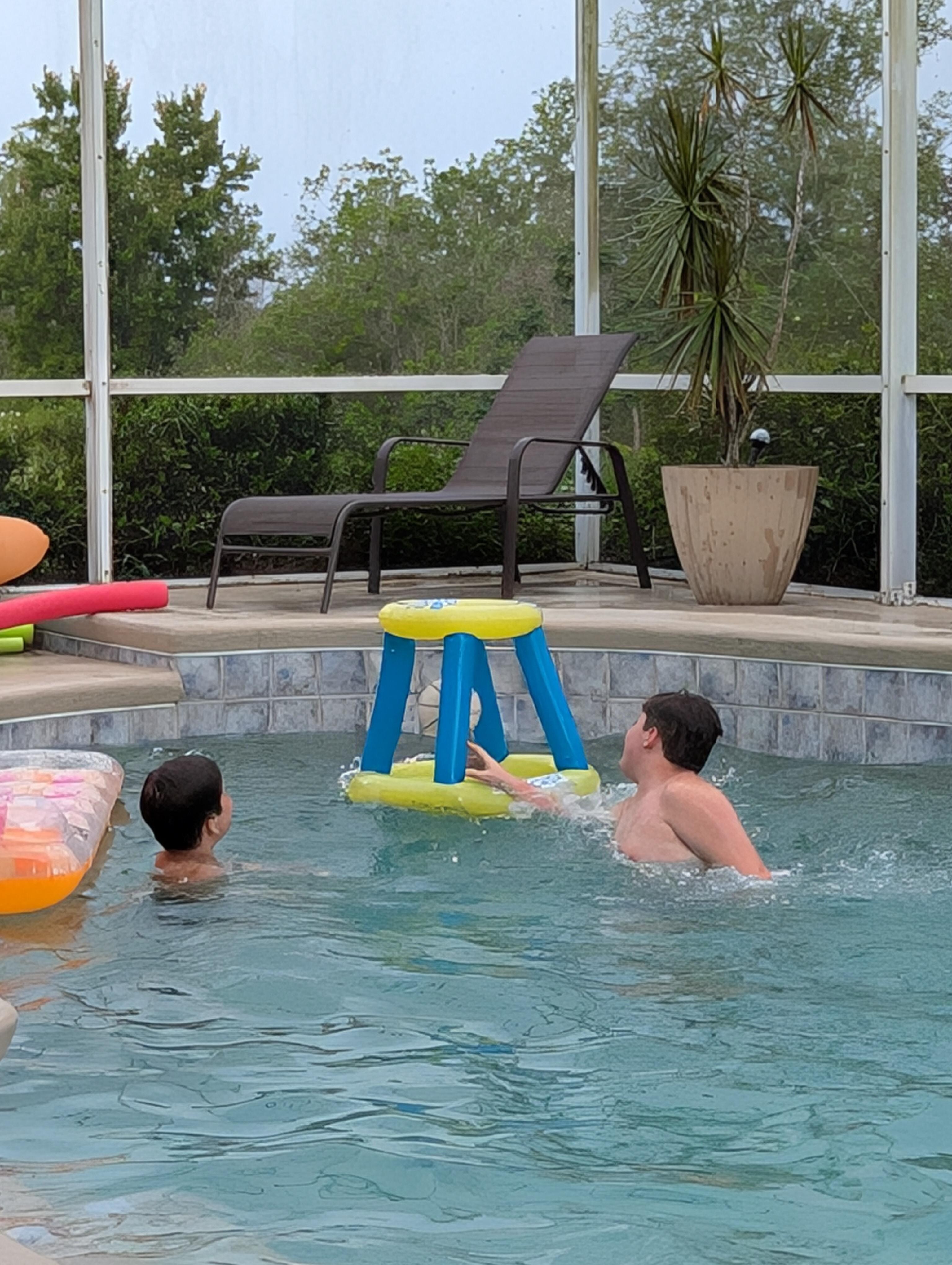 Kids loved pool