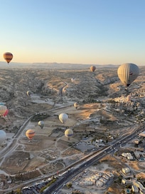 Hot air balloon excursion