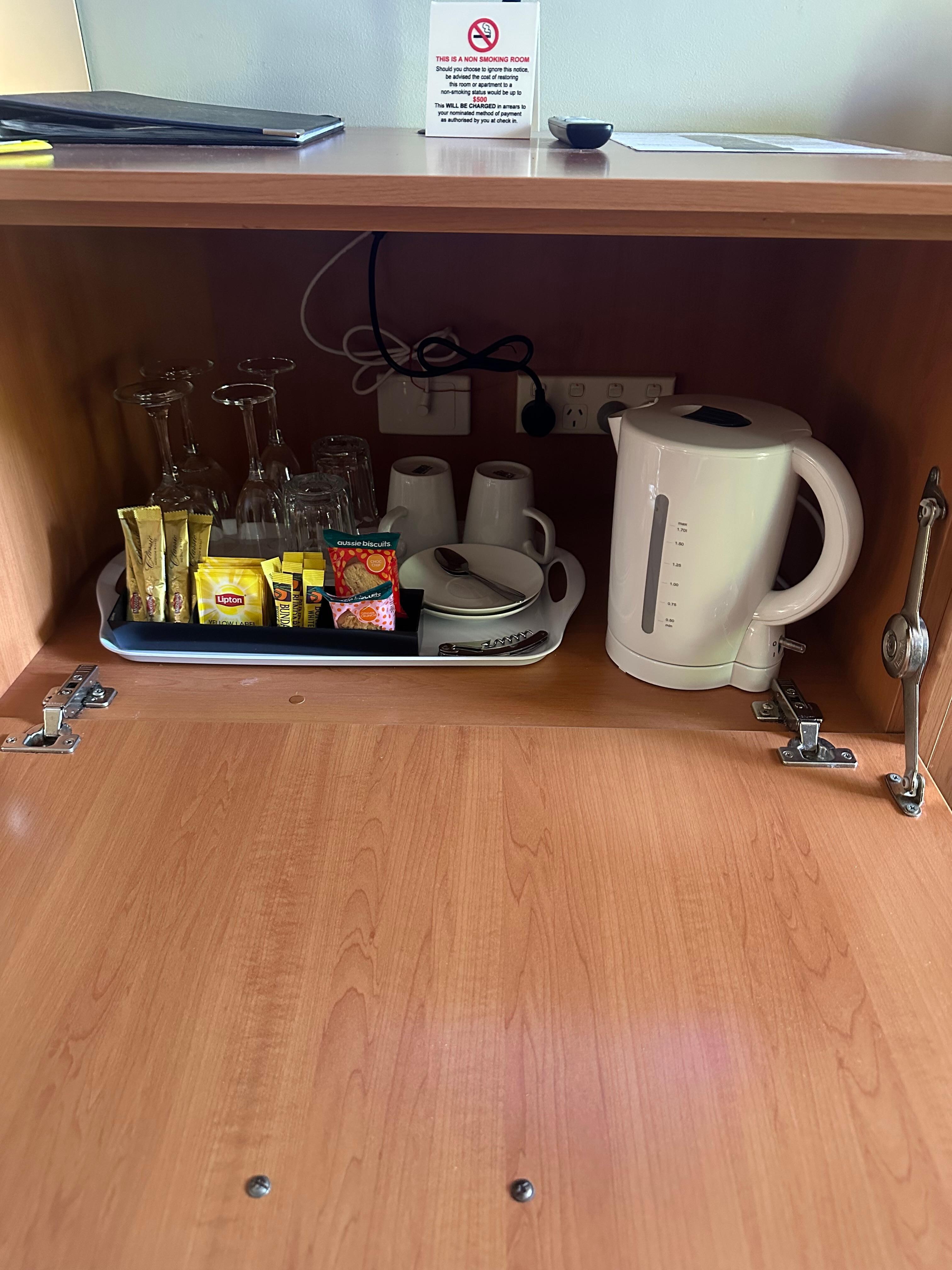 Tea, coffee and biscuits