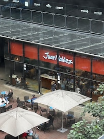 Juan Valdez on the 1st floor