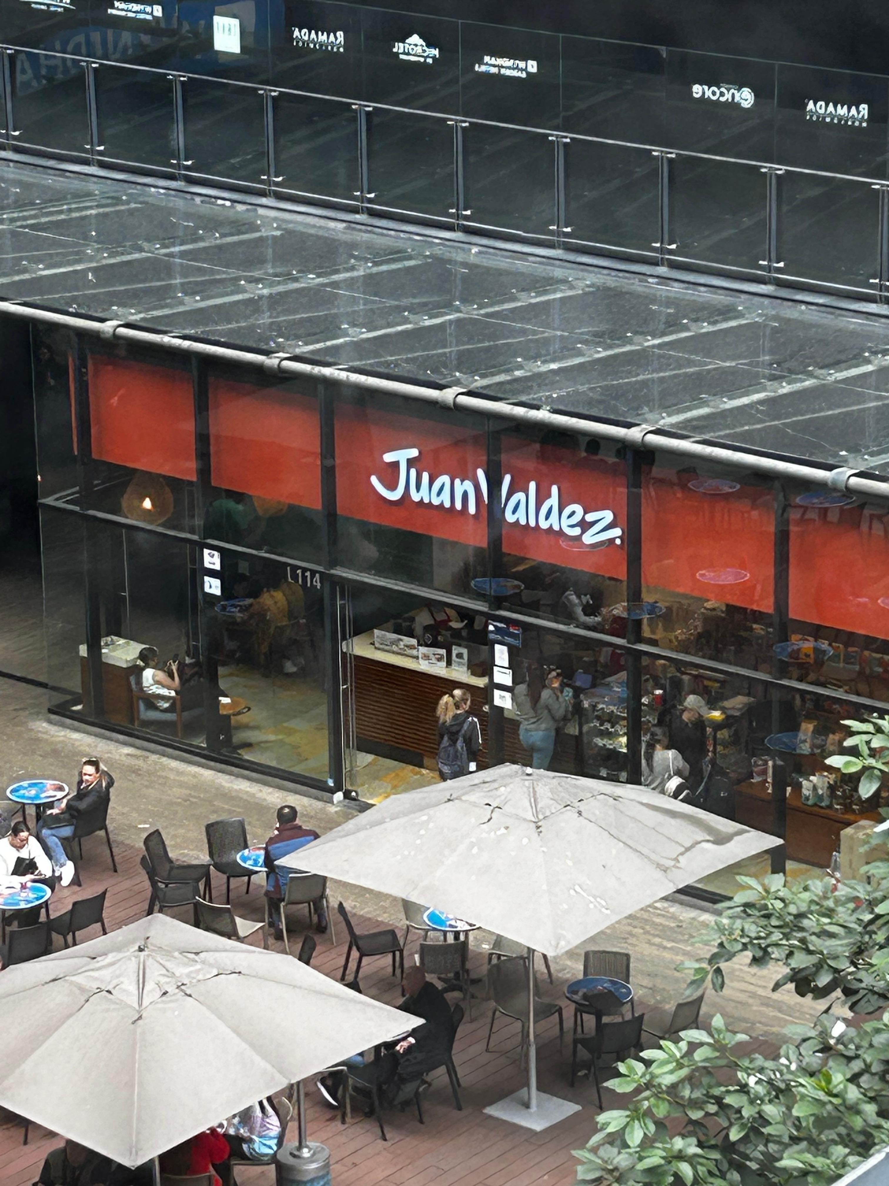 Juan Valdez on the 1st floor