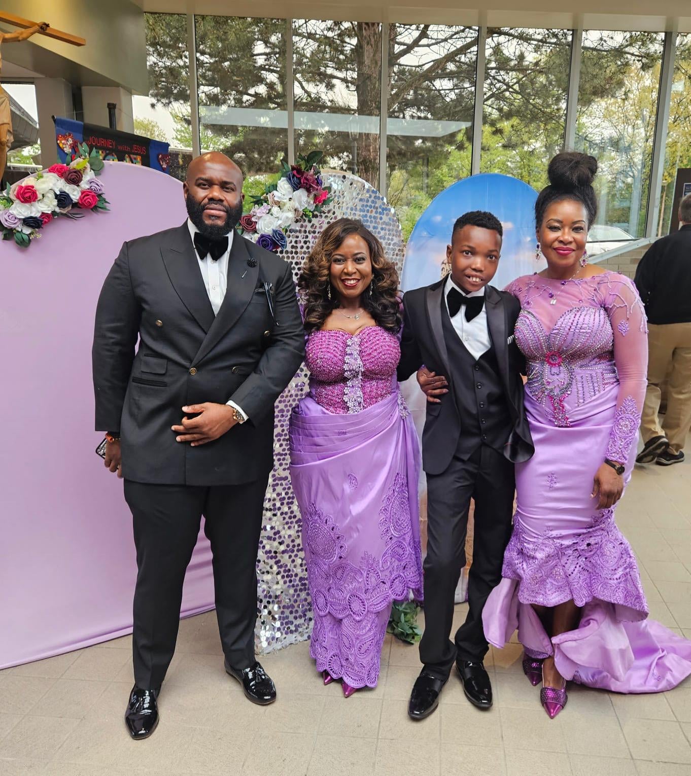We were in town for a family wedding.