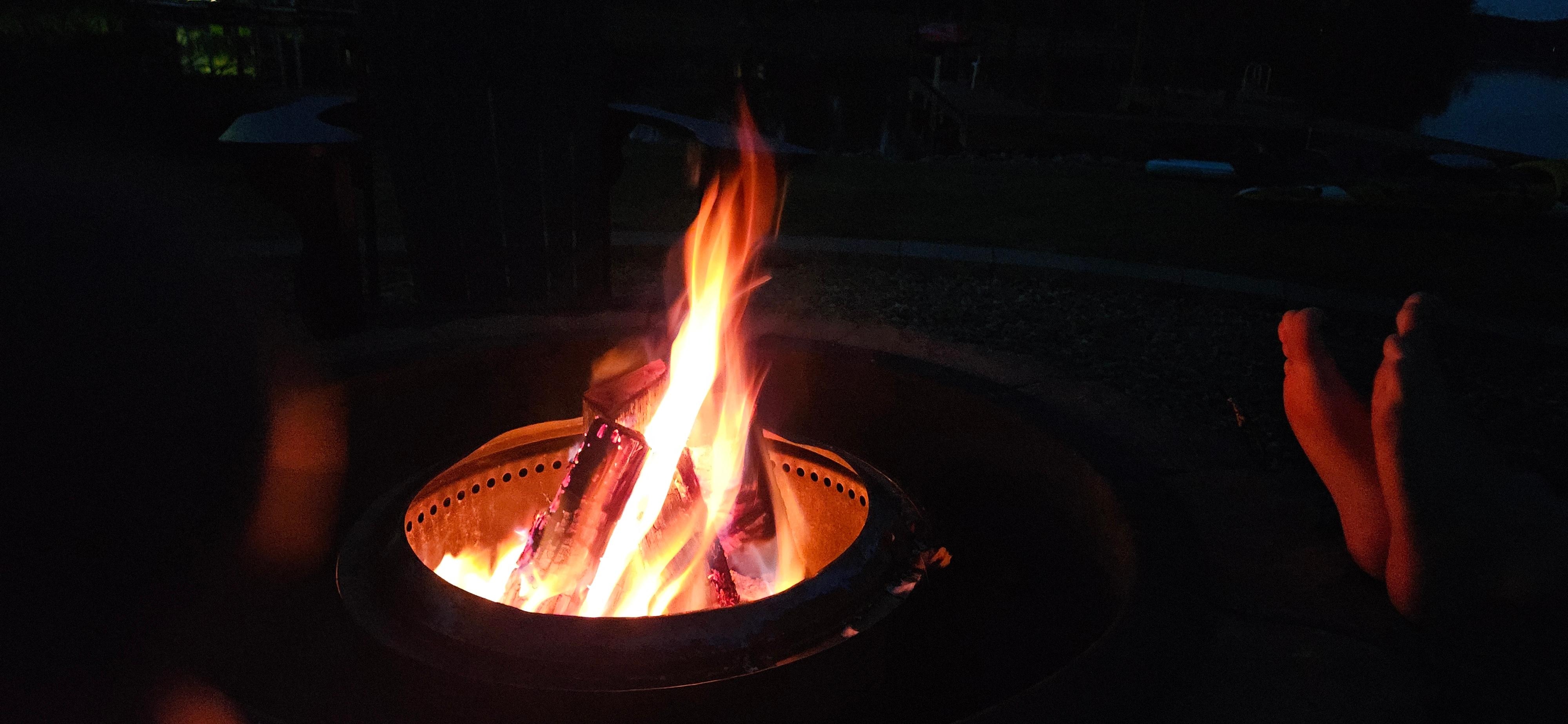 The fire pit