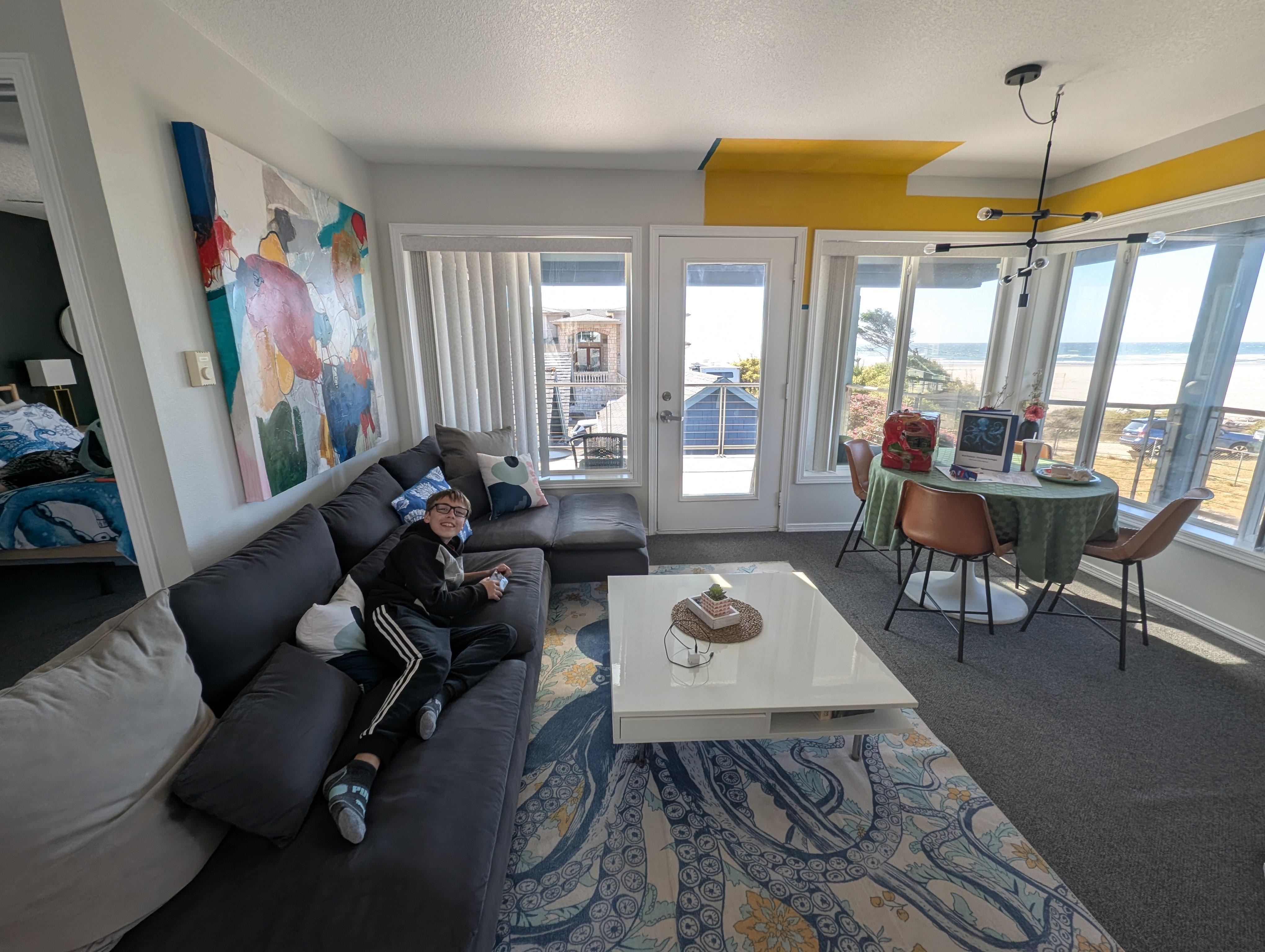 I love looking out the windows in the living room it never gets old.