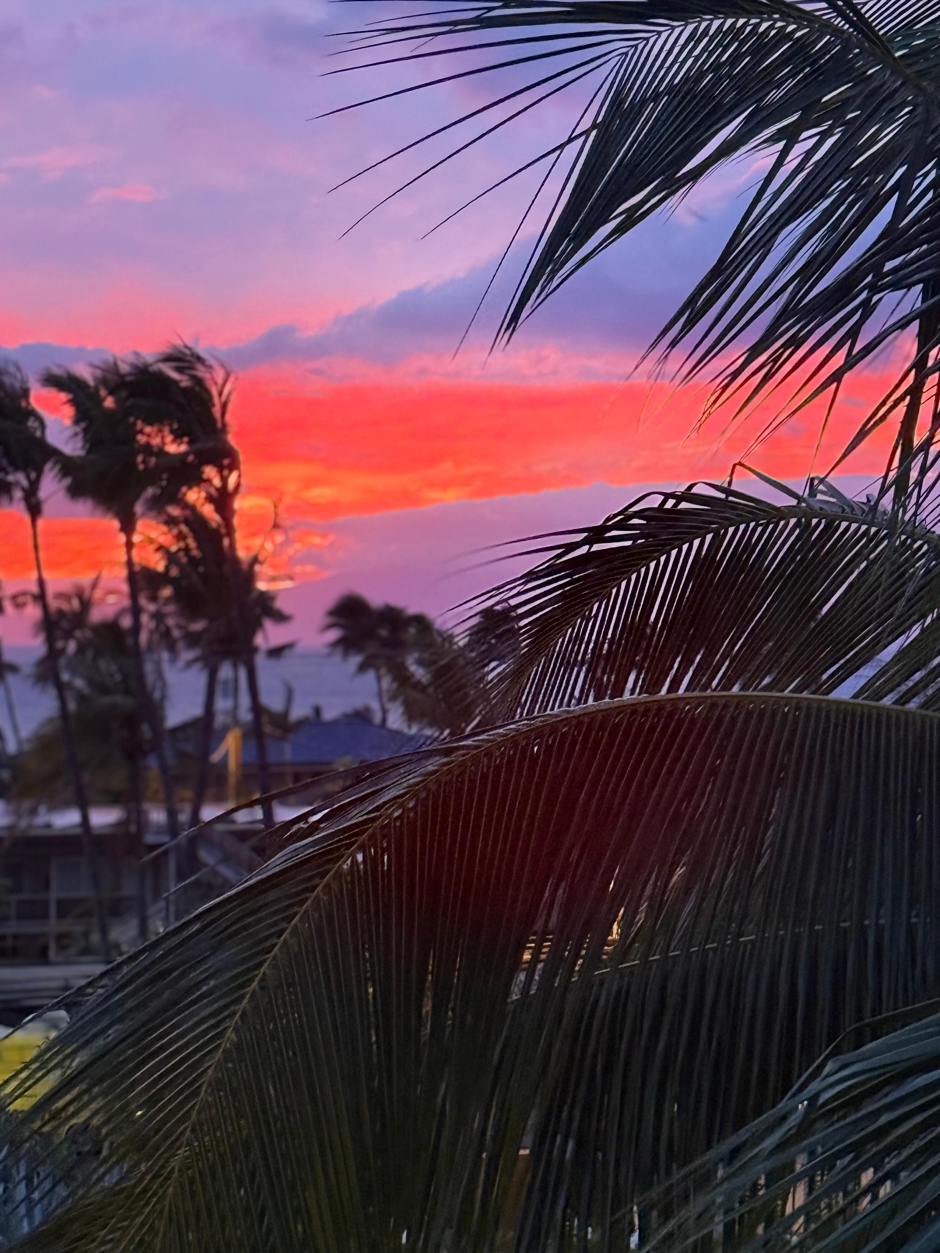 Sunset from the room