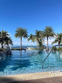 Infinity pool.
