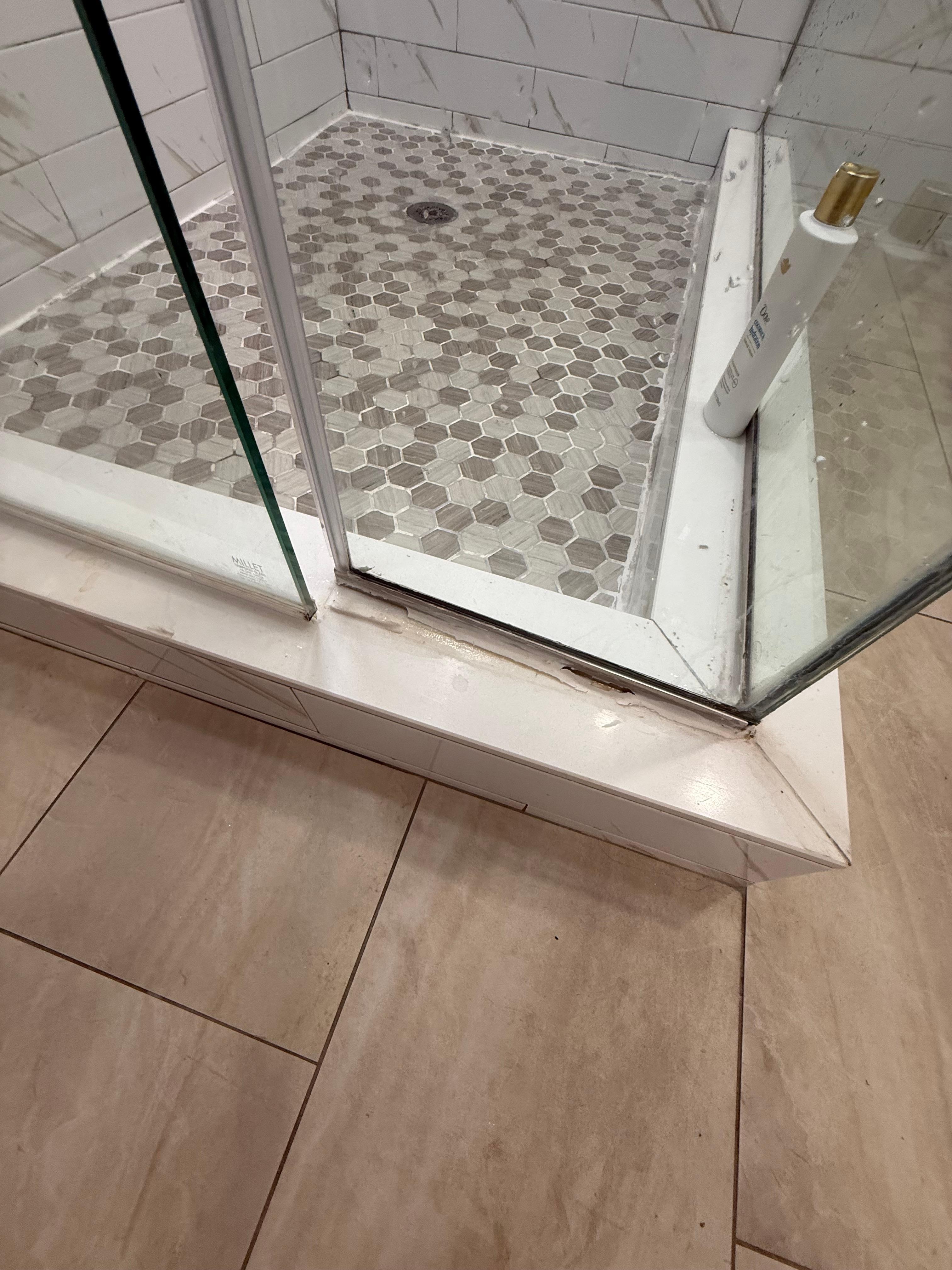 Door falling apart could of hurt someone