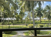 View toward ocean from second story room.
