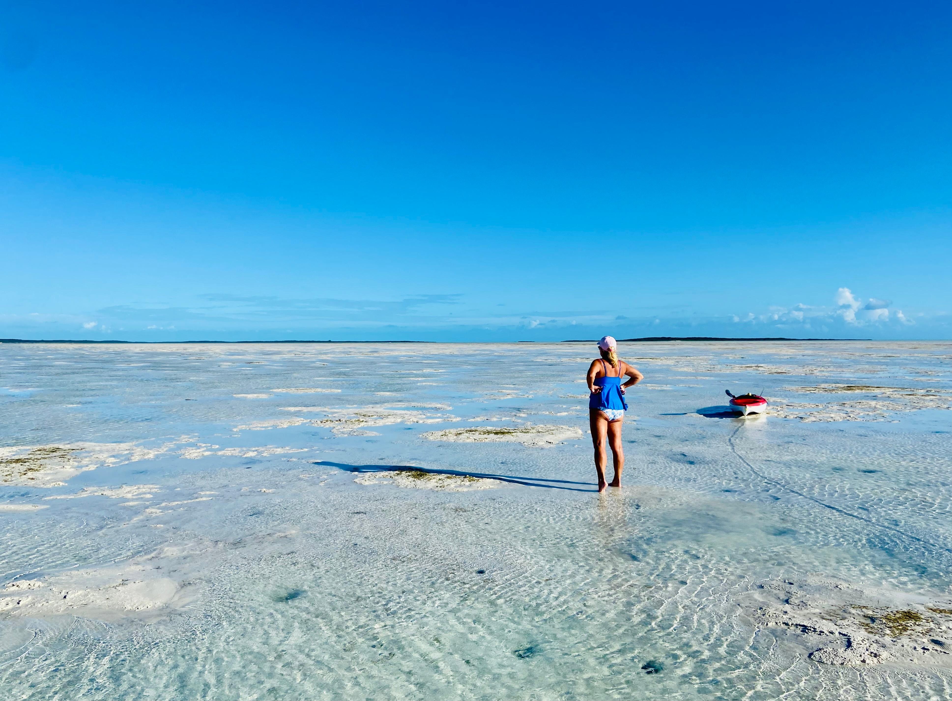 Kayaking to the Sandbar