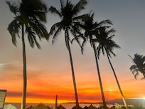 One of many amazing sunsets