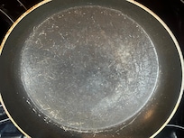 Skillet was all scratched up