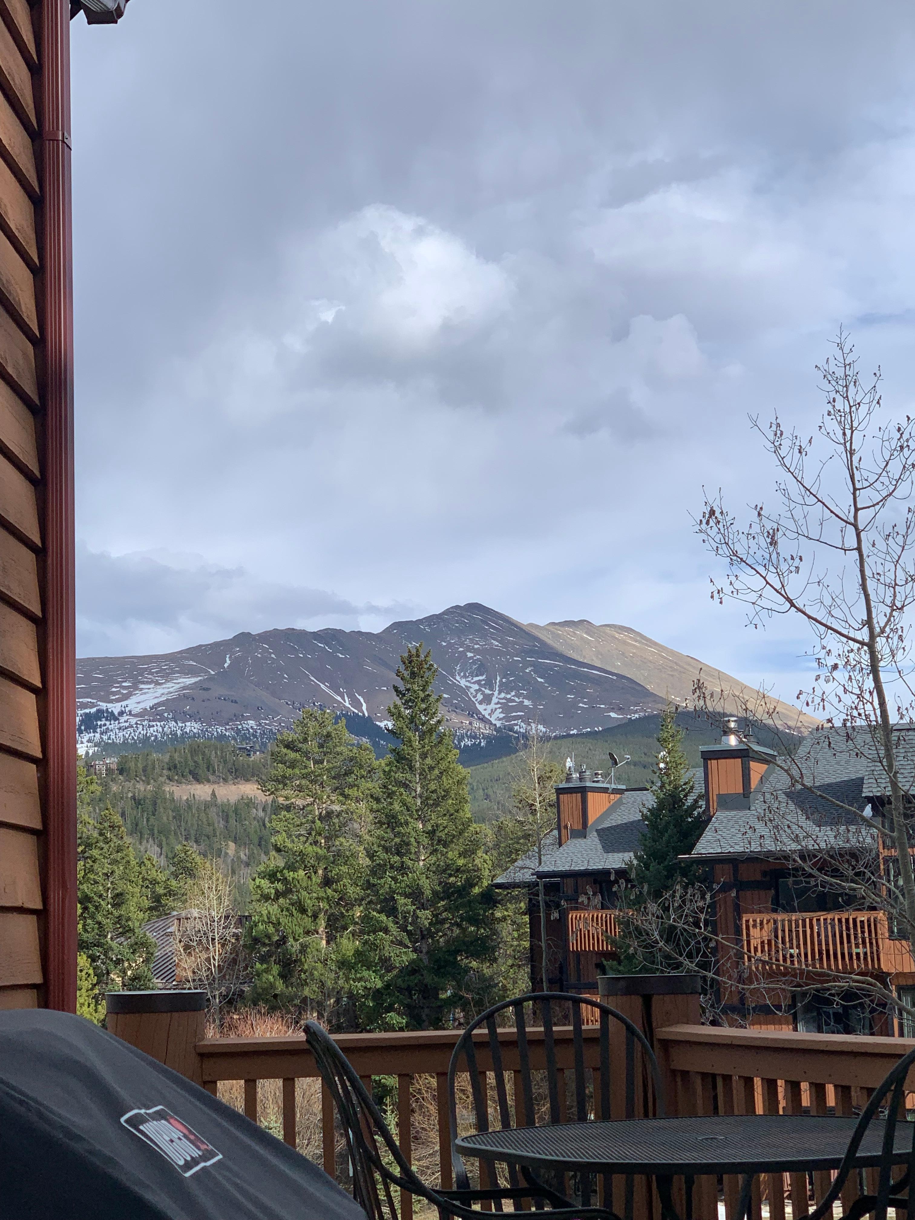 View from the hot tub