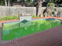 Pool was cloudy and very green upon check-in