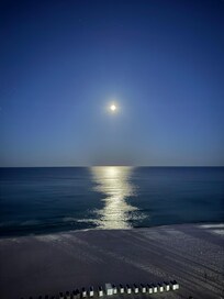 View of full moon from balcony!