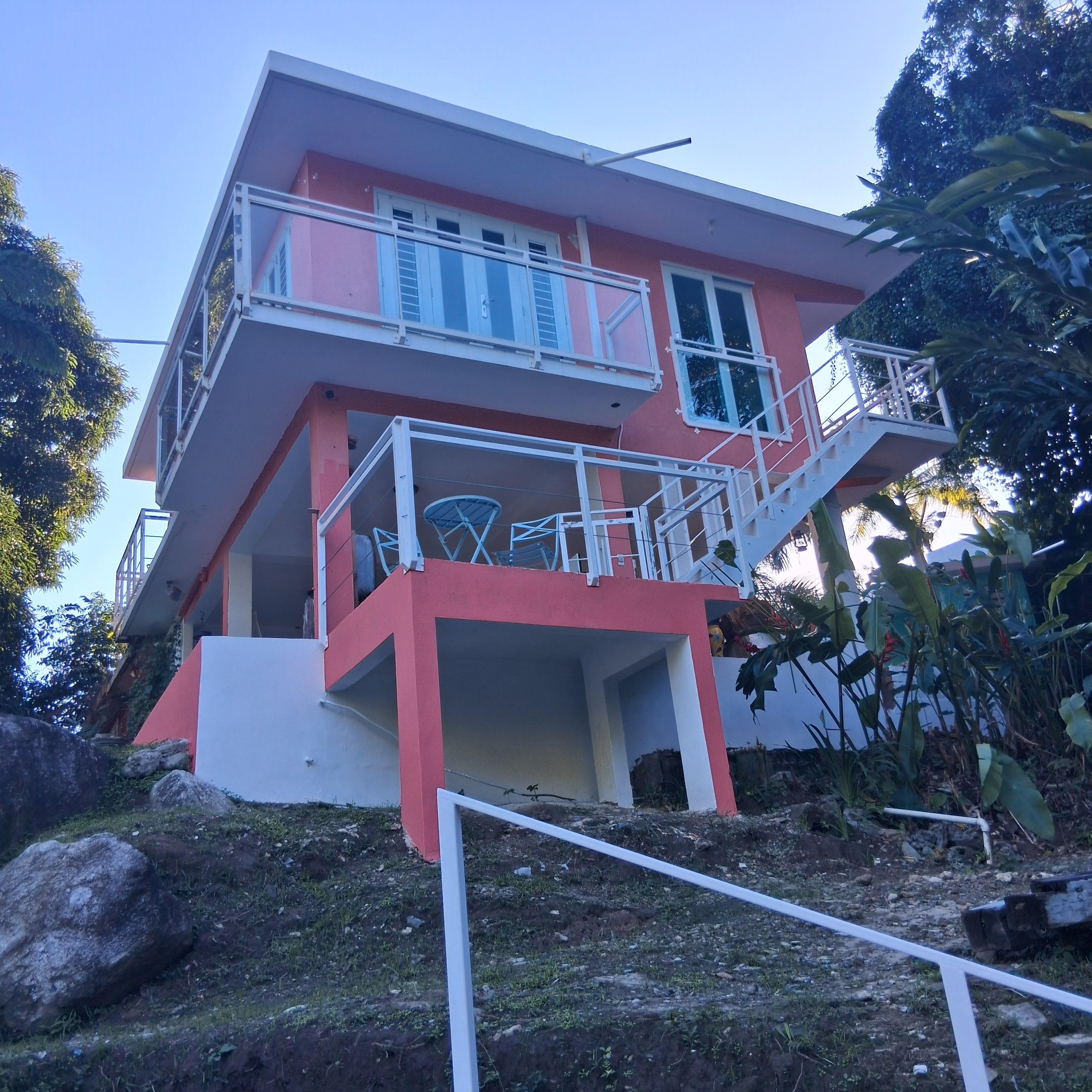 I rented the upstairs. I believe it's called the "El Yunque Rainforest" The property has other places to rent. 