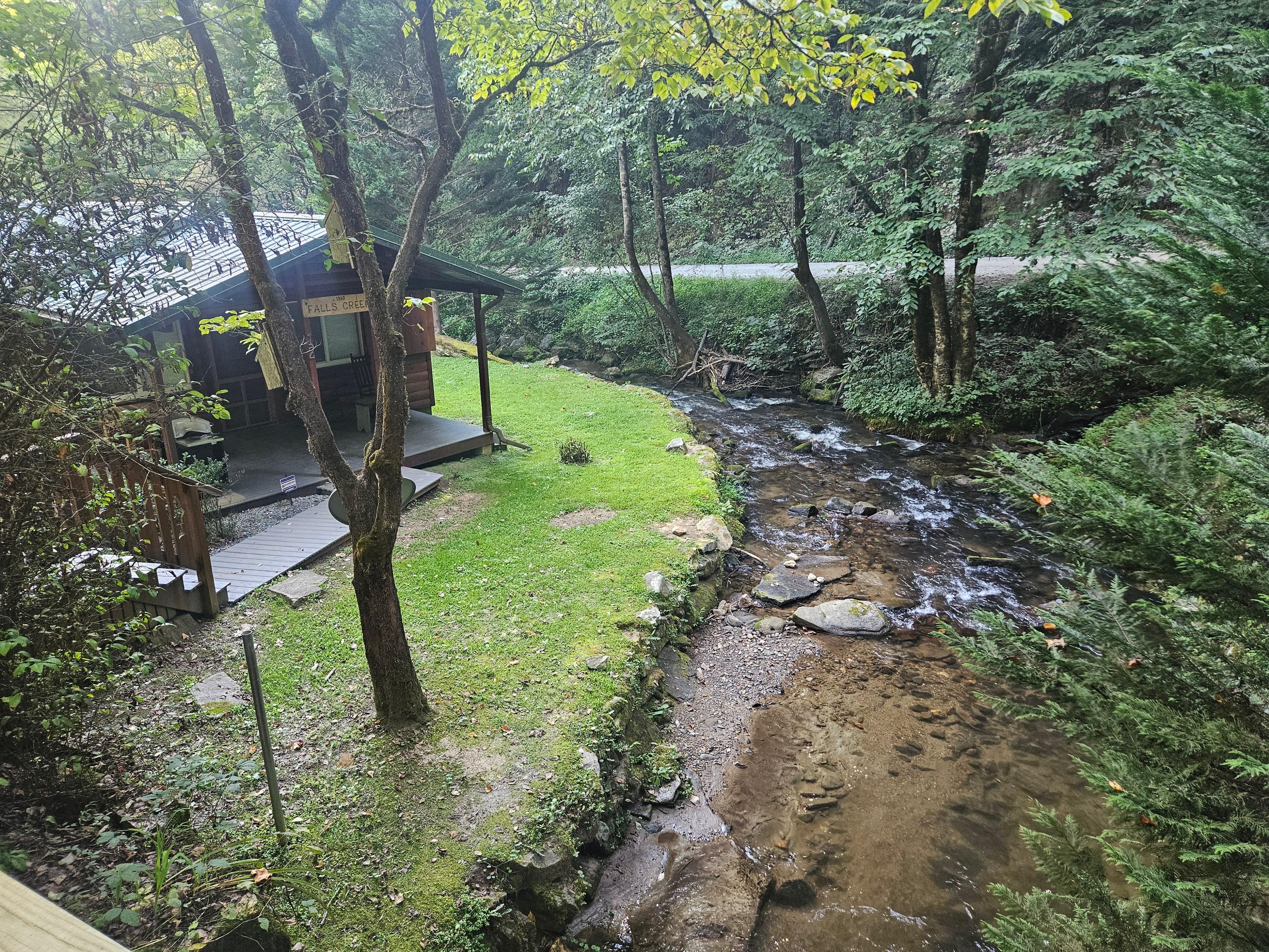 The view from the bridge. 