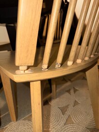 Chair in dining area