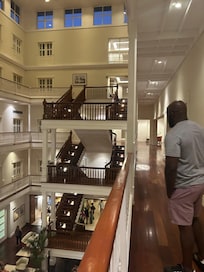 Second floor, view of that gorgeous stair case