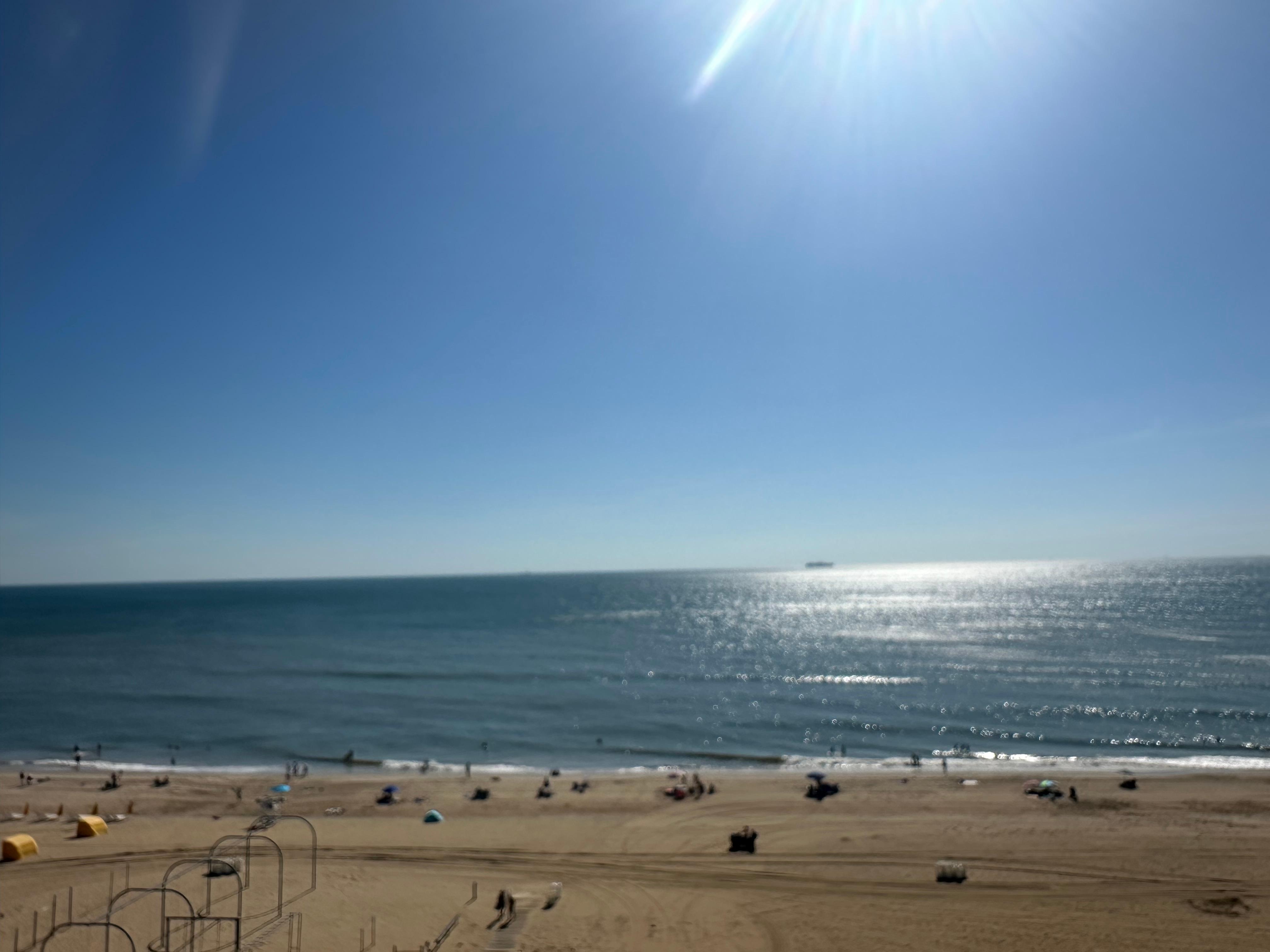 Gorgeous view from room 607 balcony.