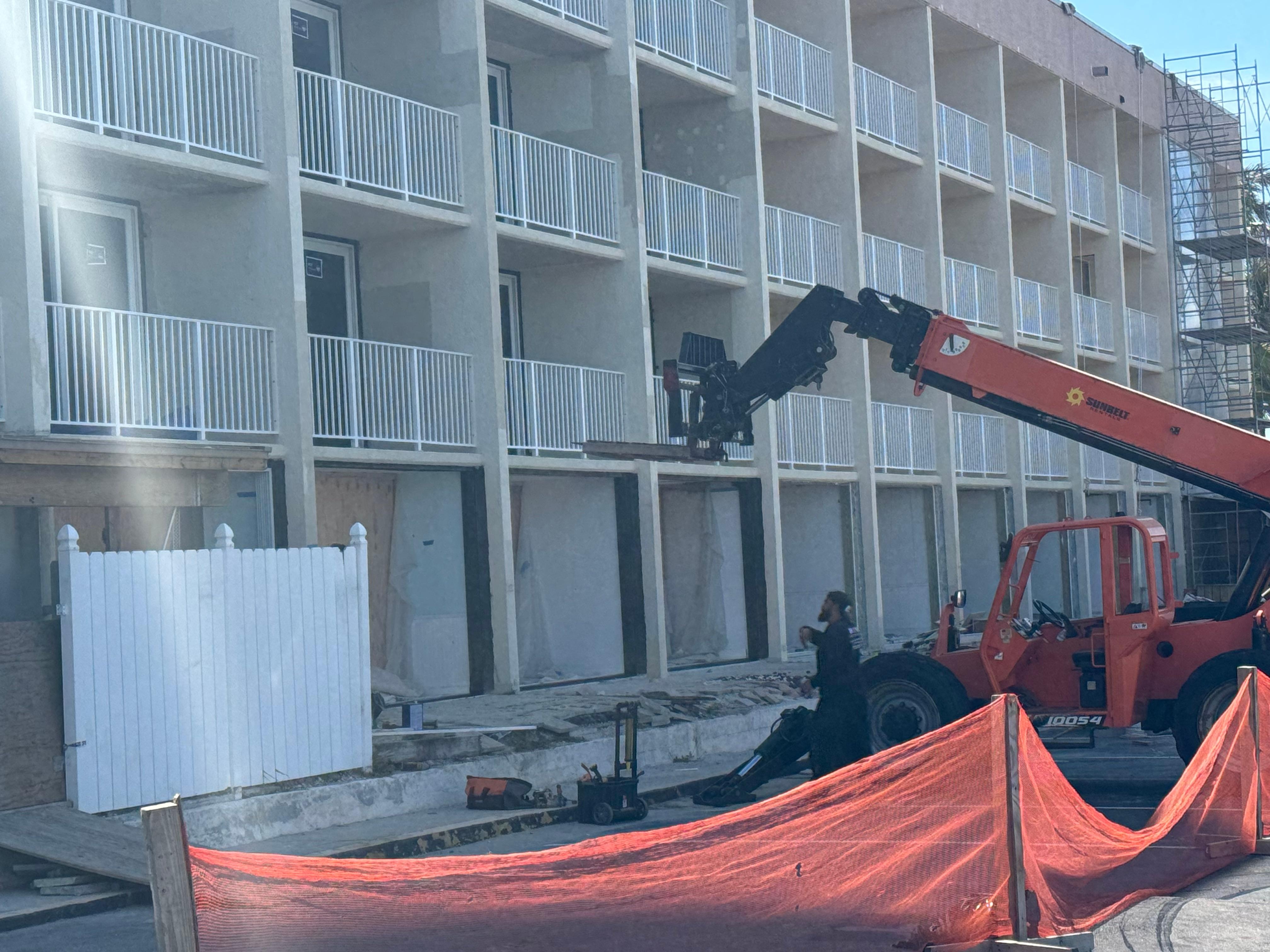 Front Half of Building - All Units under construction
