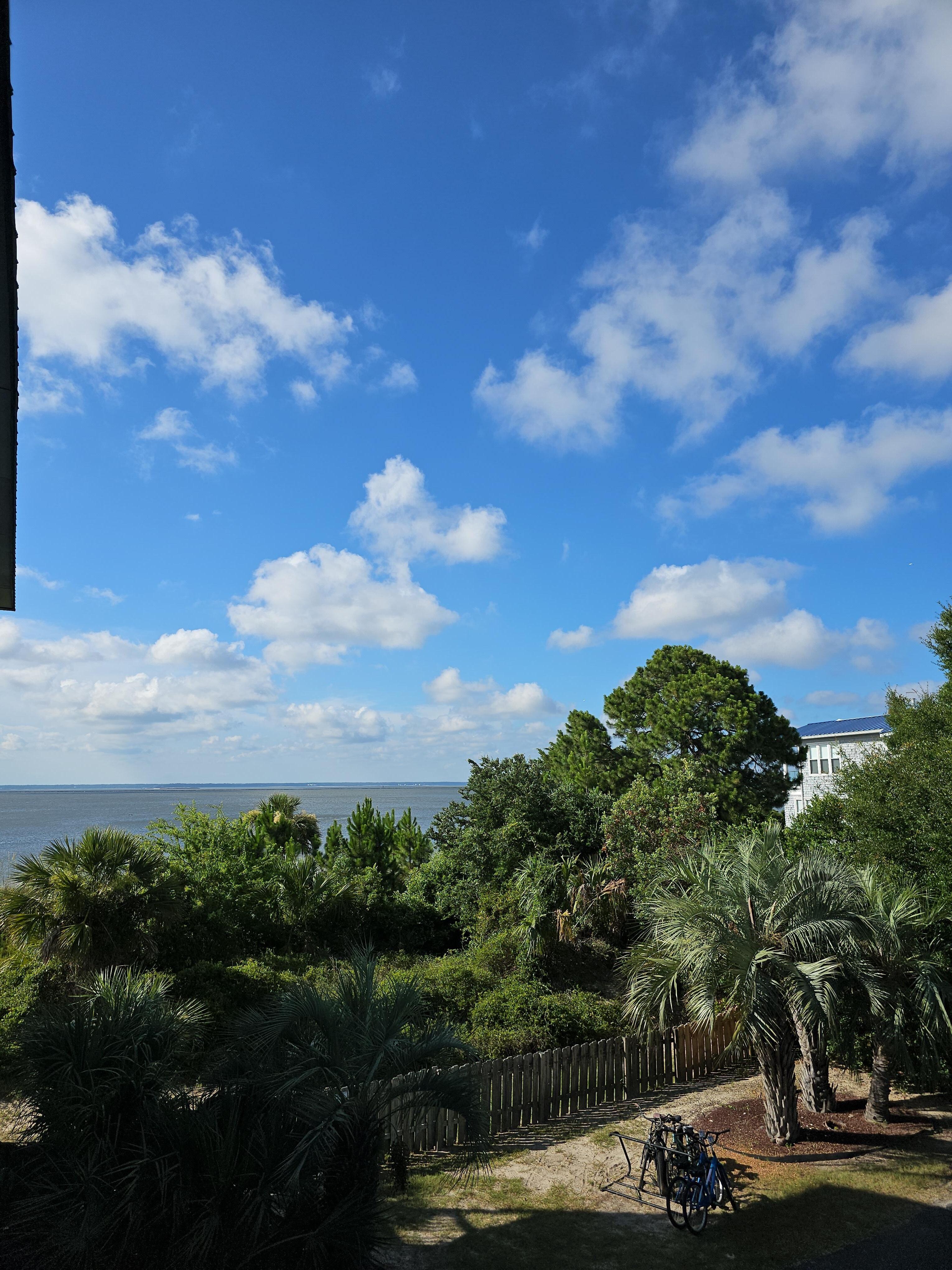 Daytime view from the balcony.