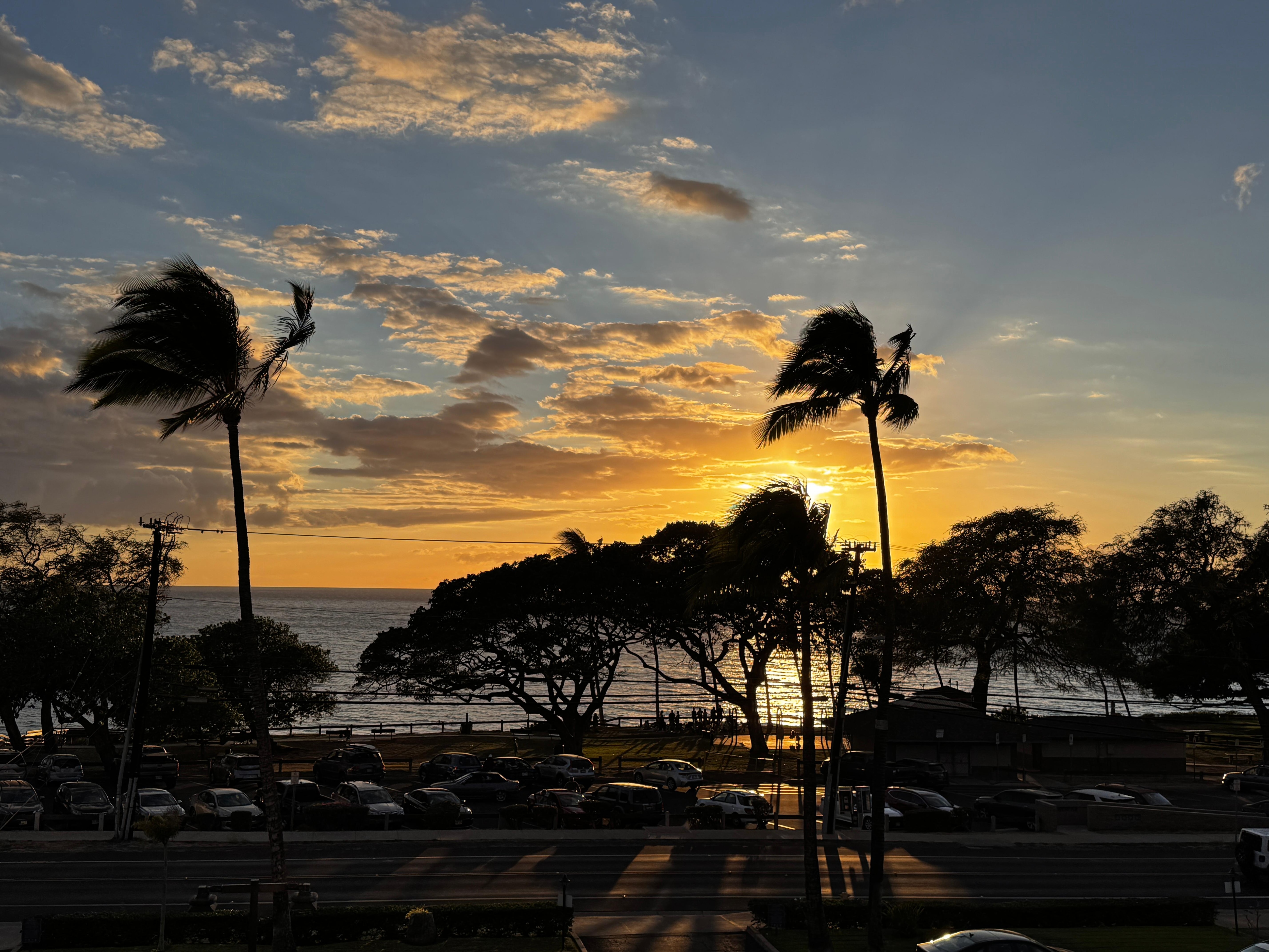 Sunset from our Lanai